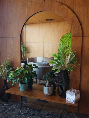 ديكورات واجهات خشبية لمطاعم