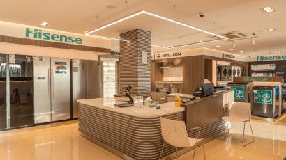 electronic stores interior