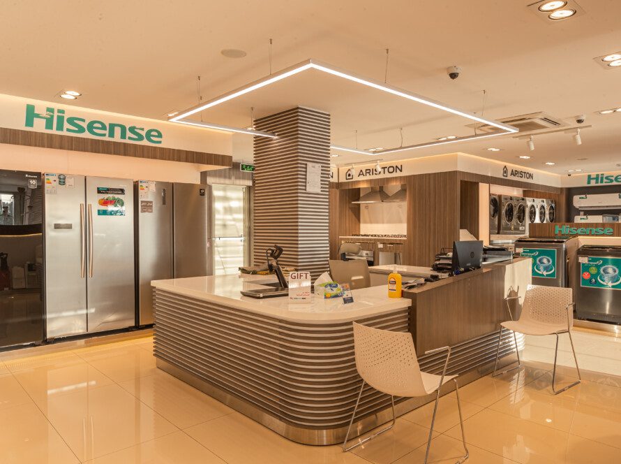 electronic stores interior